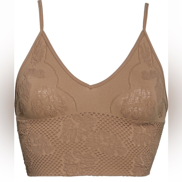 Free People Candy Seamless Bra in Sand, NWT, xs/s & m/l - Picture 9 of 10